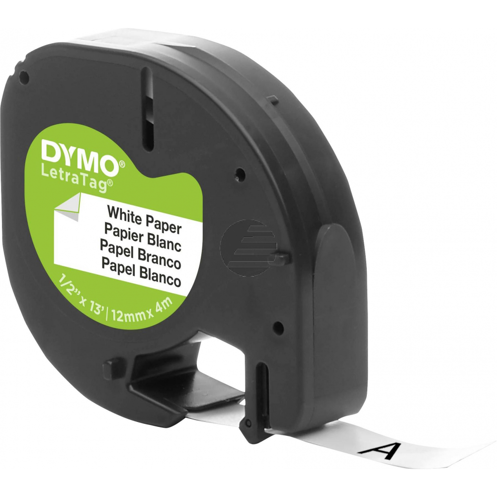 Dymo Schriftbandkassette schwarz (S0721510, 91200)