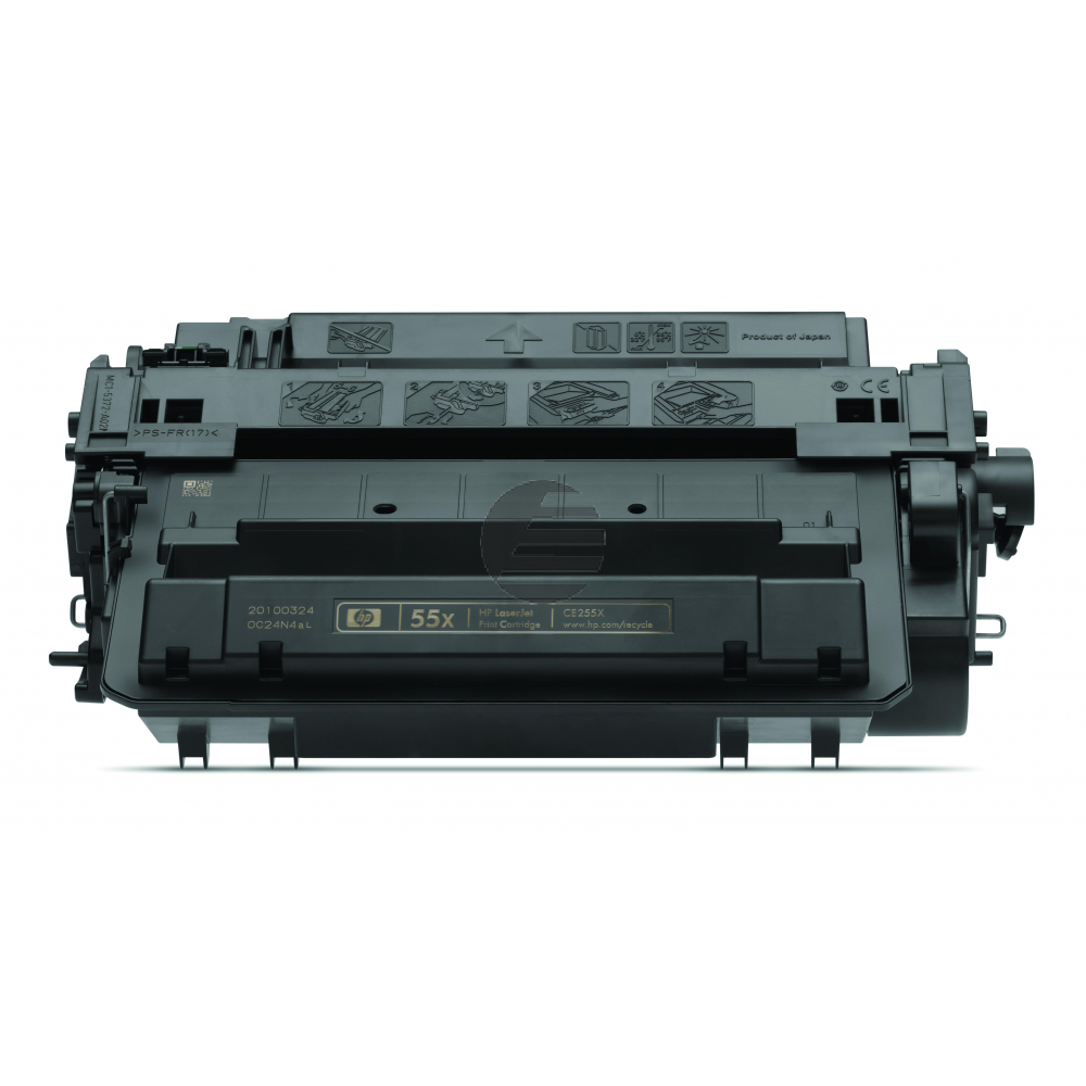 HP Toner-Kartusche Contract (nur für Vertragskunden) schwarz (CE255JC, 55JC)