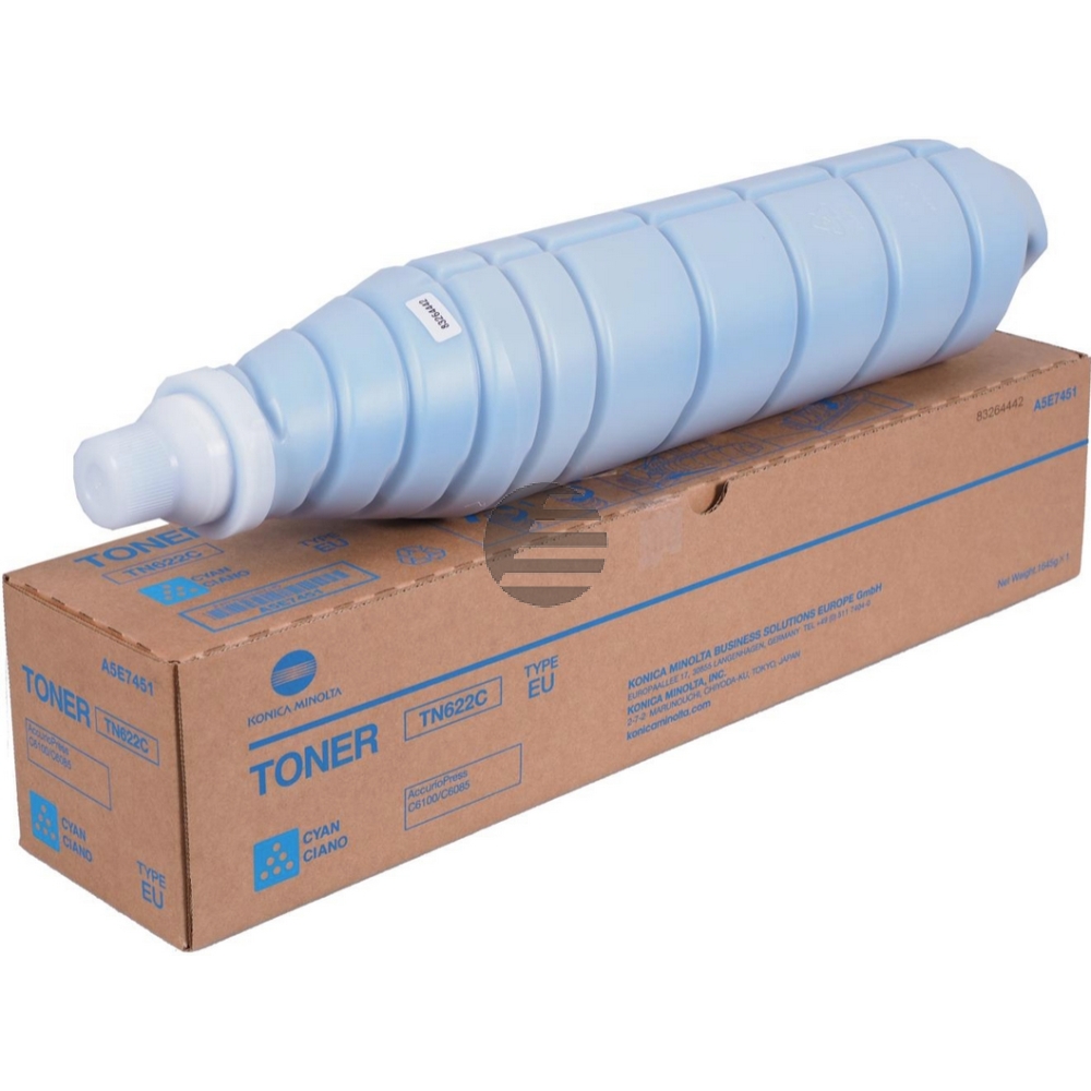 Konica Minolta Toner-Kit cyan (A5E7451, TN-622C)