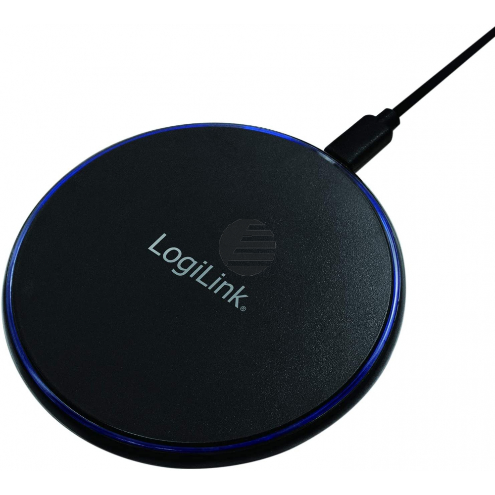 LogiLink Wireless Table Fast Charger 10W - induktive Ladestation black