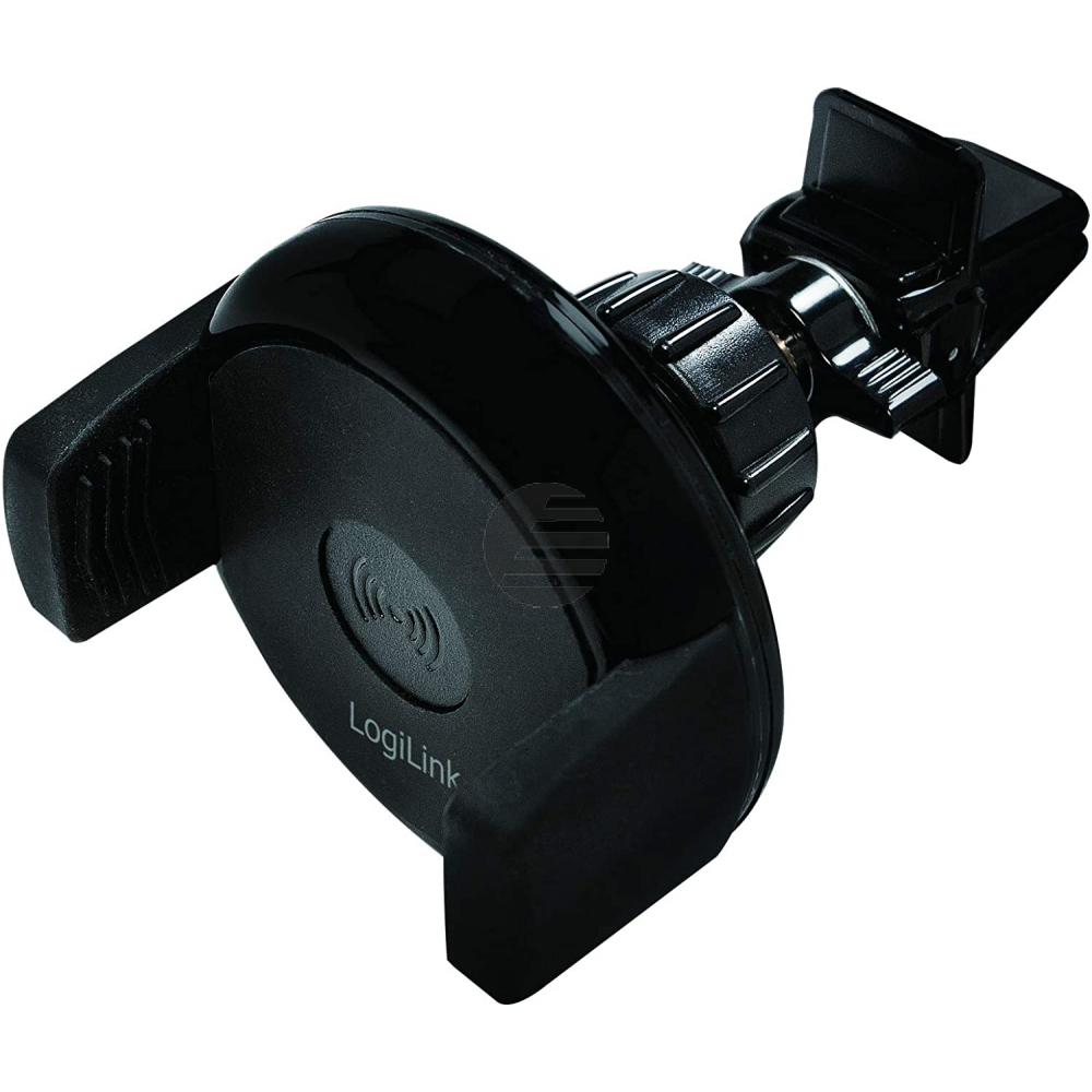 LogiLink Wireless Charger Car Holder - induktive Auto-Halterung black