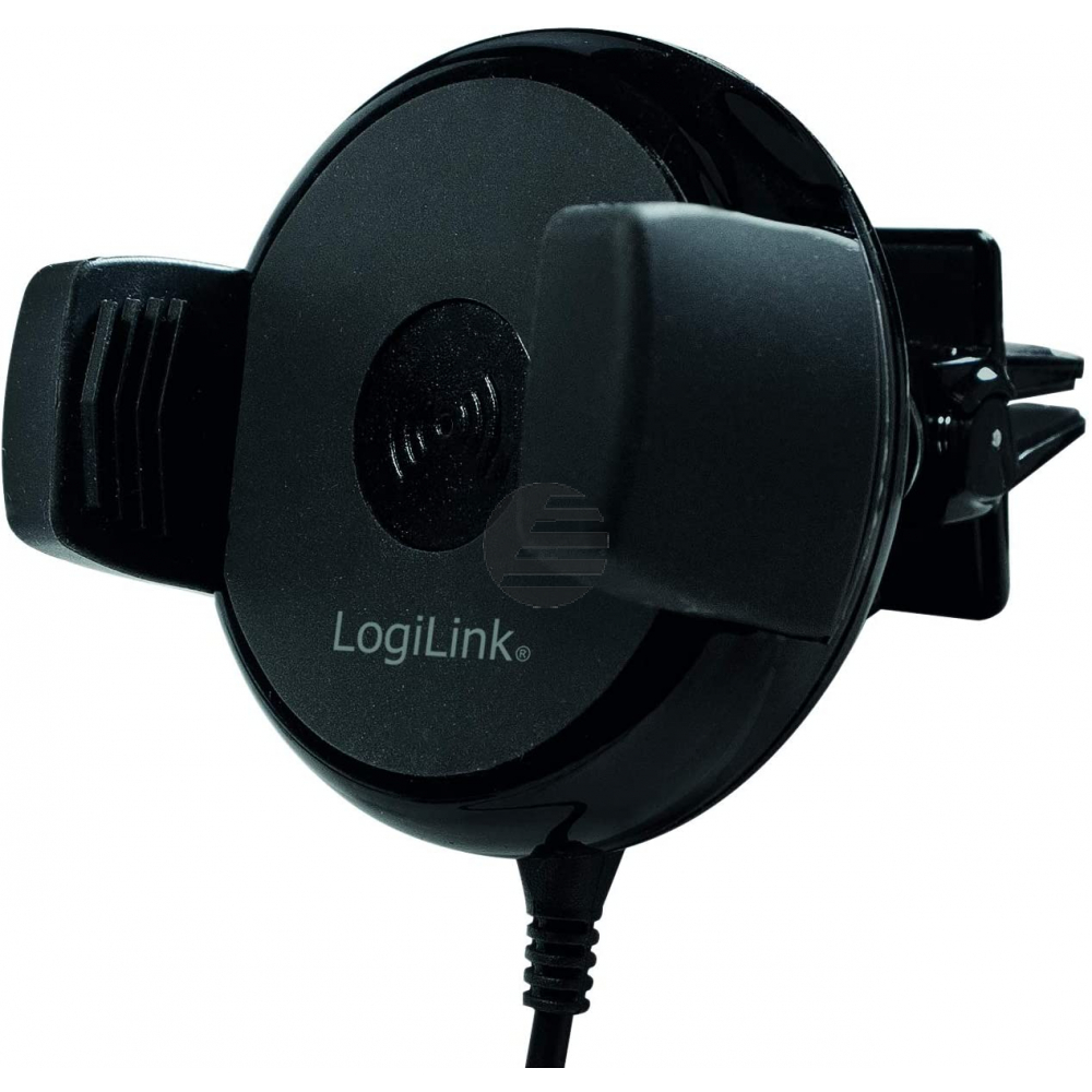 LogiLink Wireless Charger Car Holder - induktive Auto-Halterung black