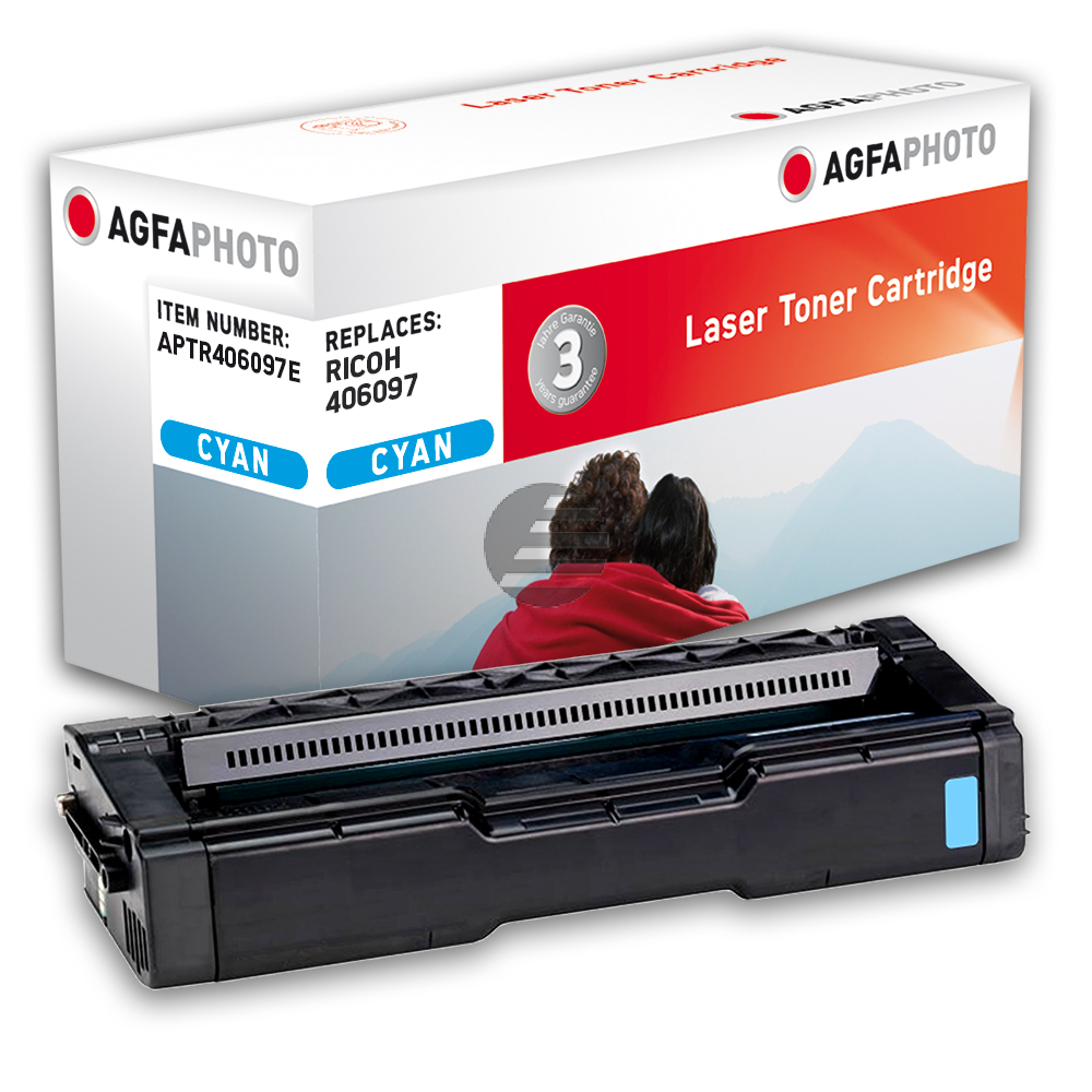 Agfaphoto Toner-Kit cyan (APTR406097E) ersetzt 407645