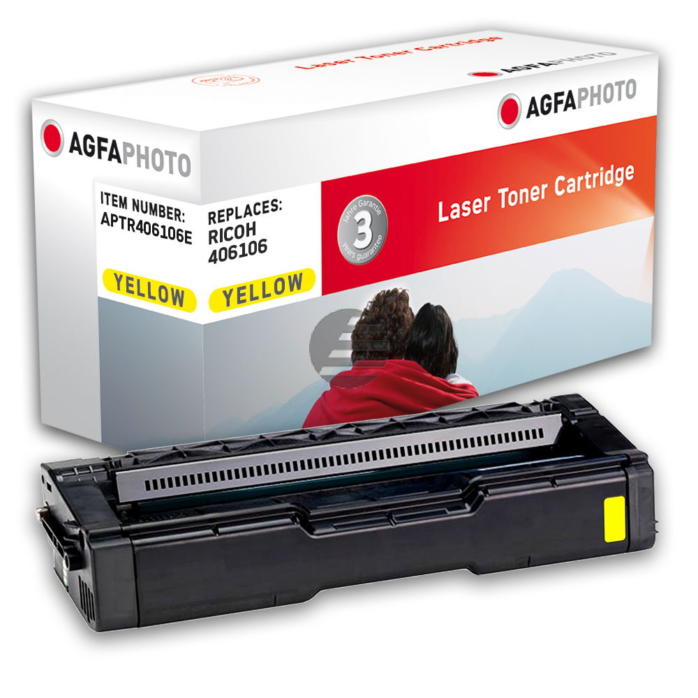Agfaphoto Toner-Kit gelb (APTR406106E) ersetzt 407643