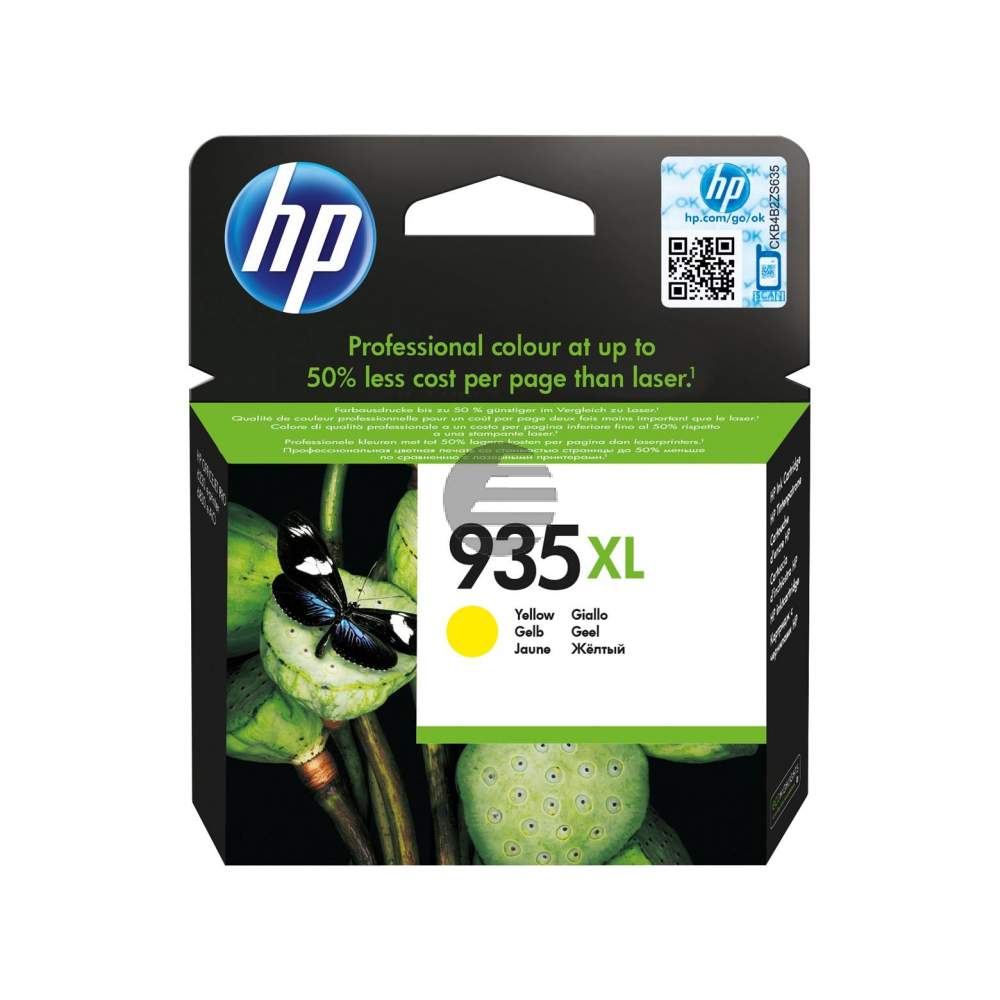 HP Tintenpatrone gelb HC (C2P26AE#BGY, 935XL)