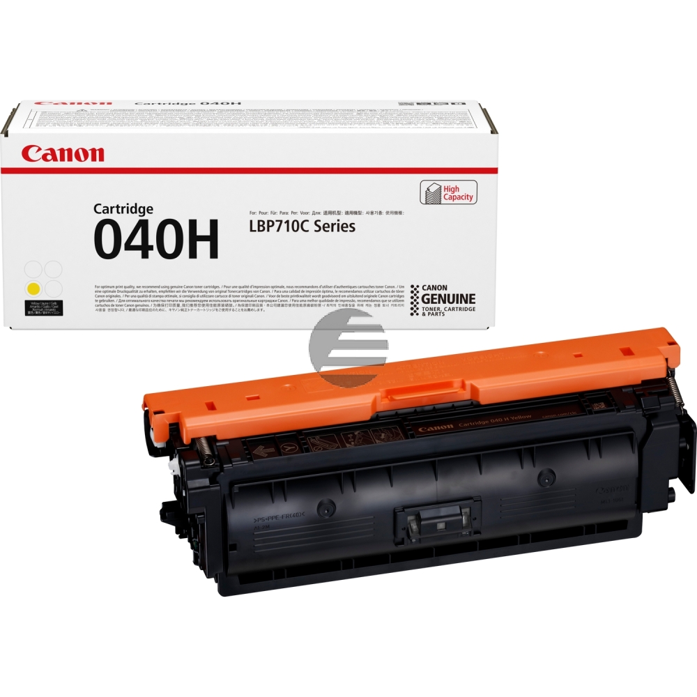 Canon Toner-Kartusche Contract (nur für Vertragskunden) gelb HC (0455C002, 040H)