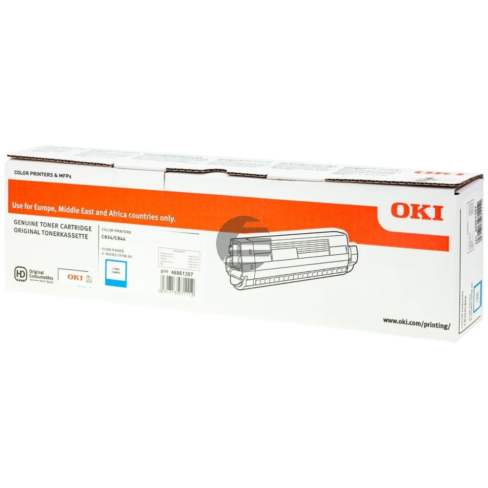 OKI Toner-Kit cyan HC (46861307)