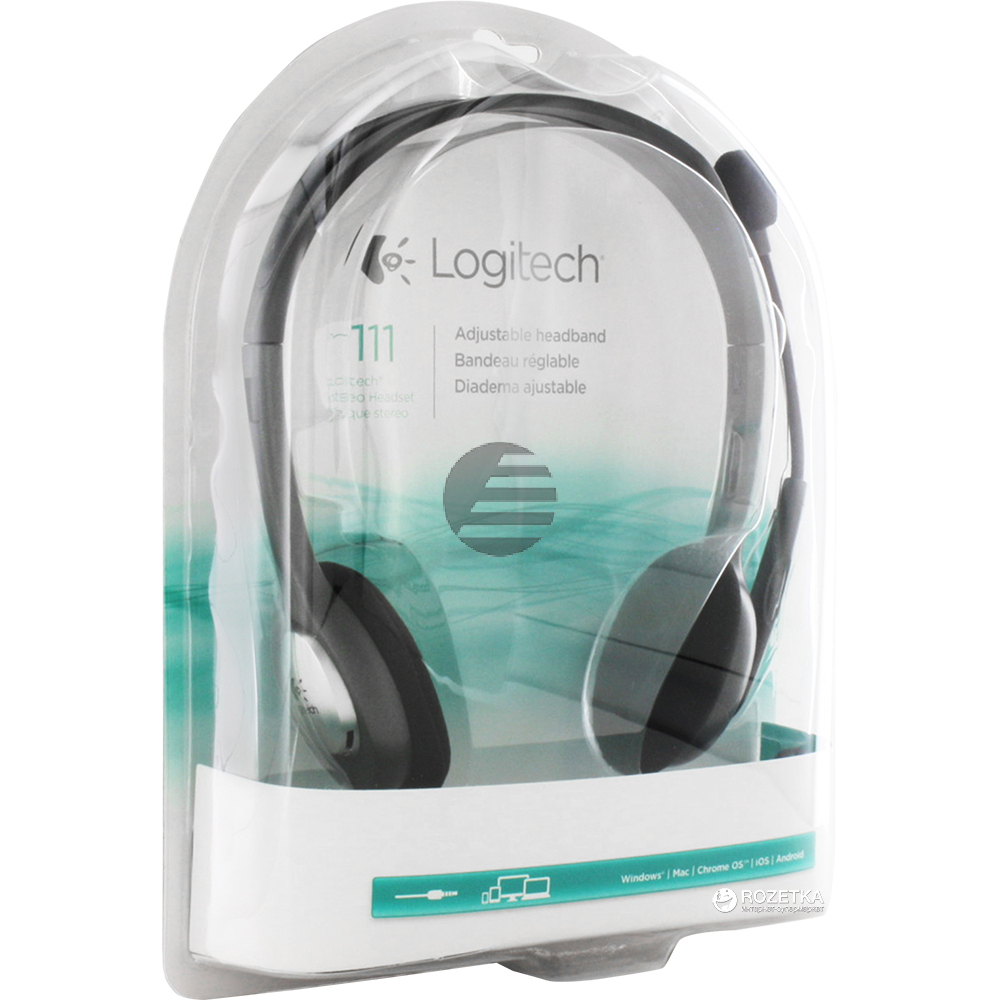 Logitech H111 Computer Headset (981-000593)