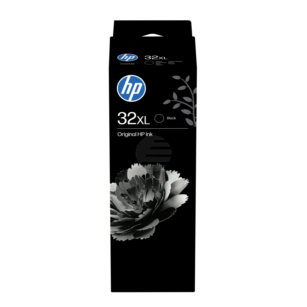 HP Tintennachfüllfläschchen schwarz HC (1VV24AE, 32XL)