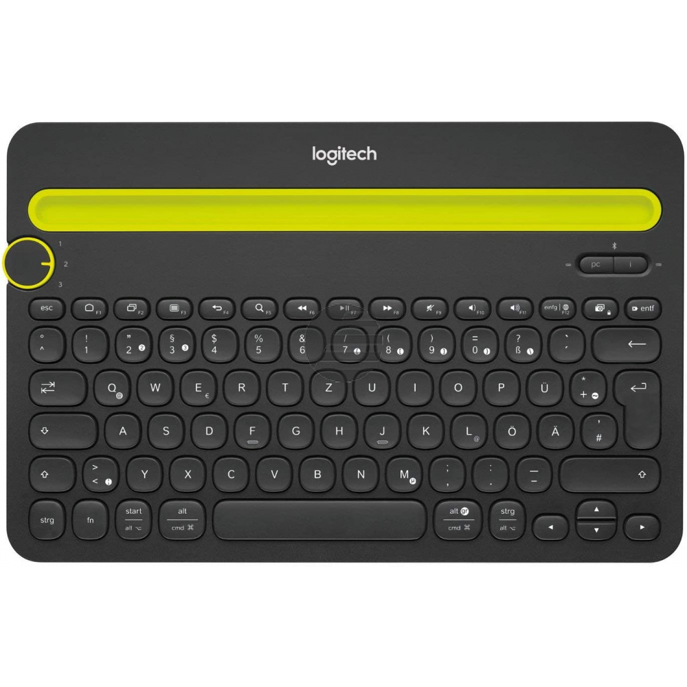 LOGITECH K480 Bluetooth Multi-Device Keyboard black (DE)