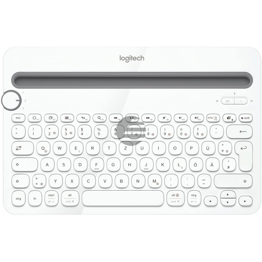 LOGITECH K480 Bluetooth Multi-Device Keyboard white (DE)