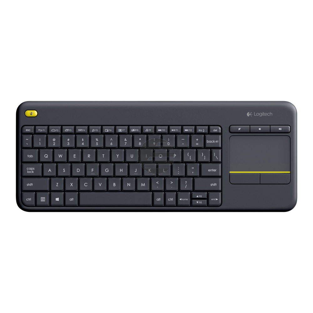 LOGITECH K400 Plus Wireless Touch Keyboard black - INTNL (US)