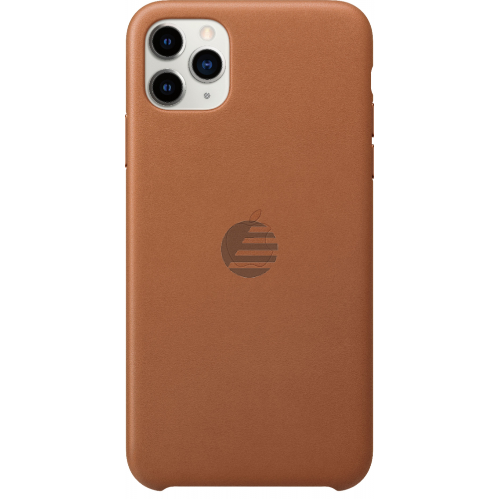 Apple iPhone 11 Pro Max Leather Case saddle brown