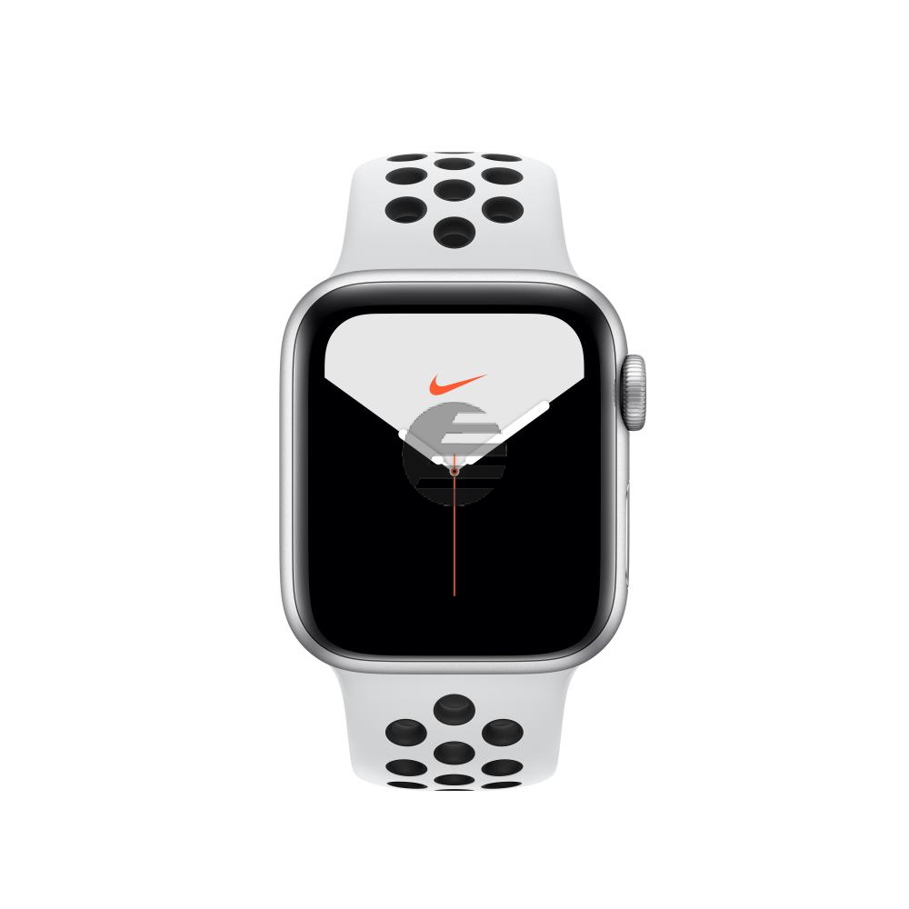 Apple Watch Nike+ Series 5 GPS 40 mm Alu silver, Sport platinum/black