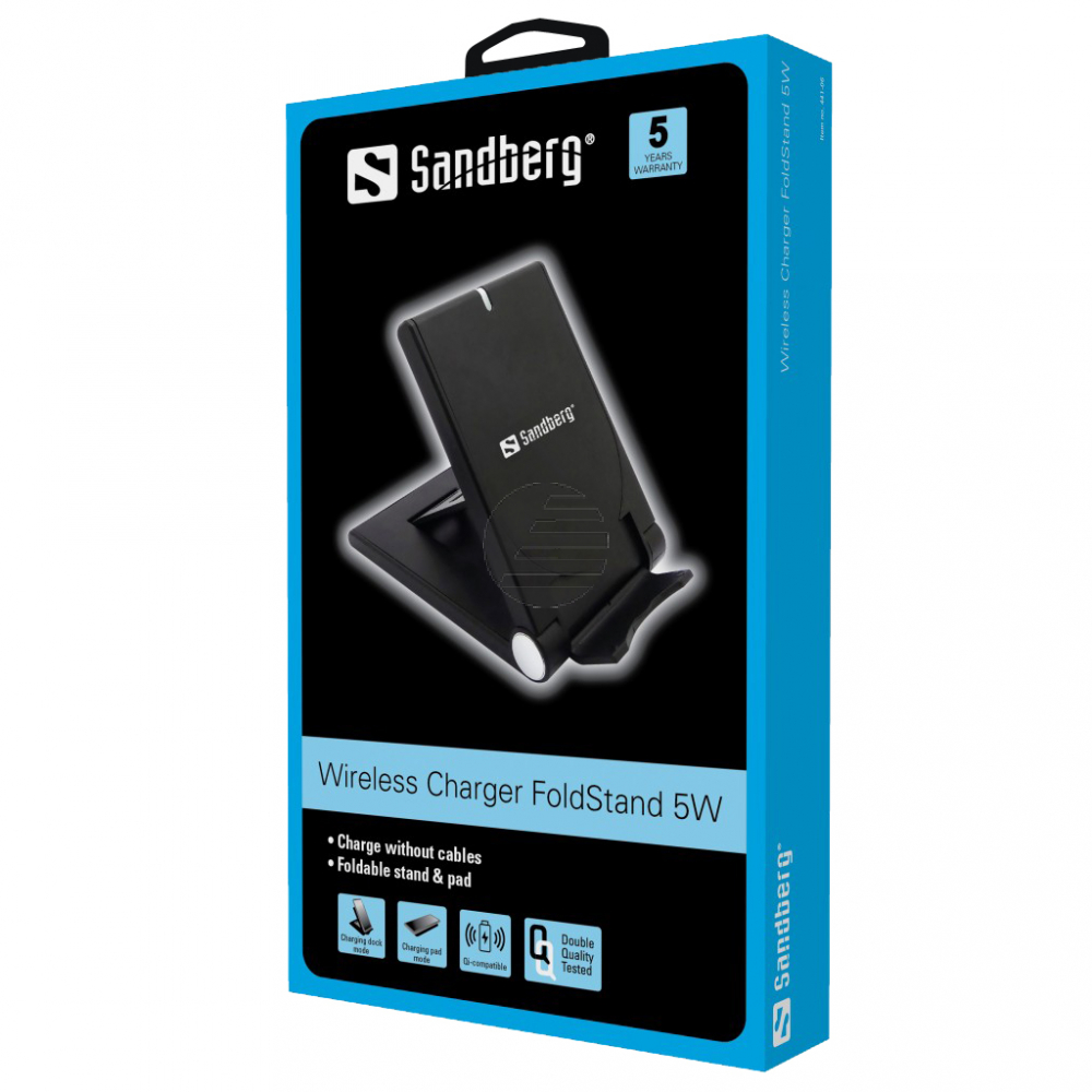 Sandberg Wireless Charger FoldStand 5W
