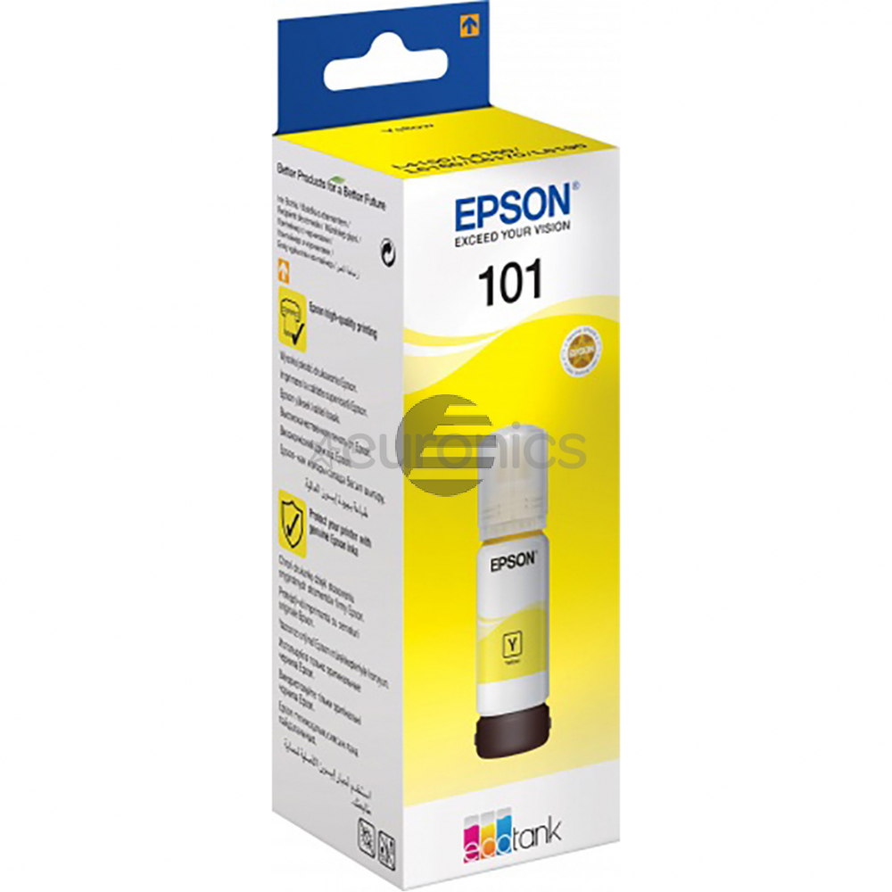 Epson Tintenflasche gelb (C13T03V44A, 101)
