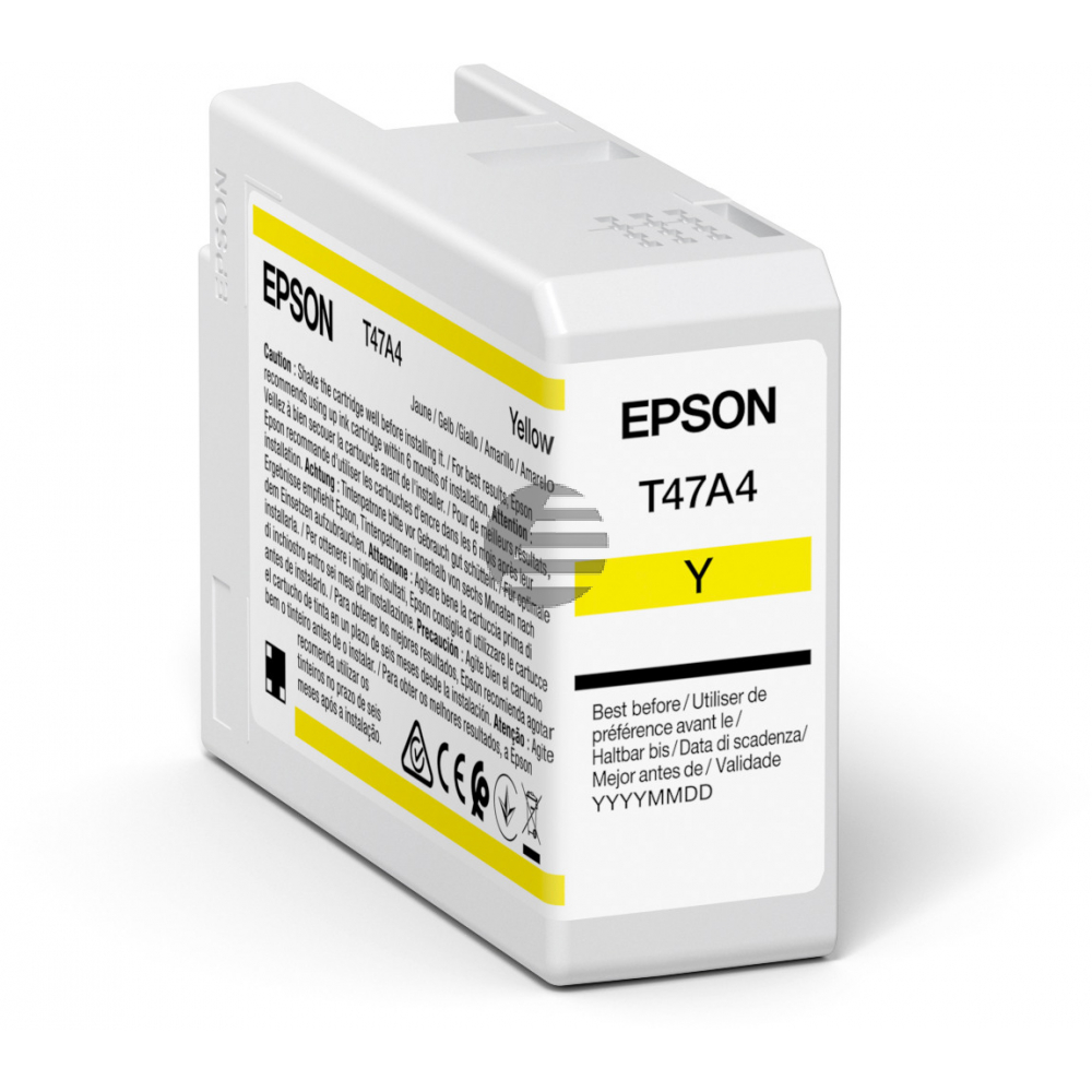 Epson Tintenpatrone gelb (C13T47A400, T47A4)