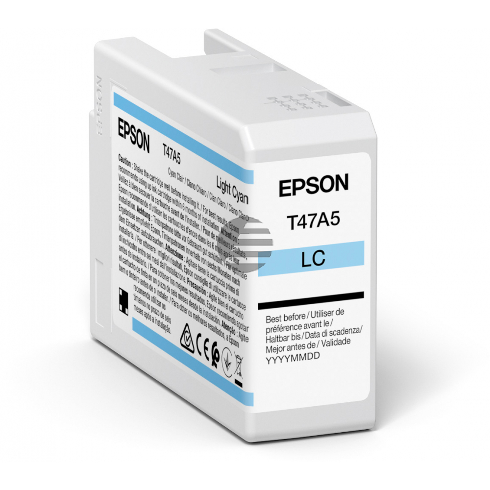 Epson Tintenpatrone cyan light (C13T47A500, T47A5)