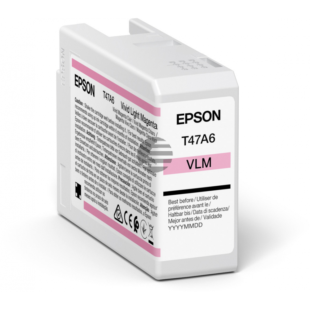 Epson Tintenpatrone magenta light (C13T47A600, T47A6)