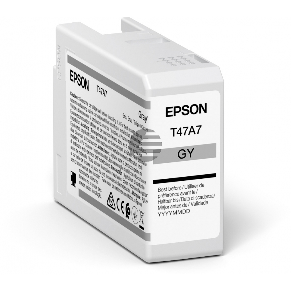 Epson Tintenpatrone grau (C13T47A700, T47A7)