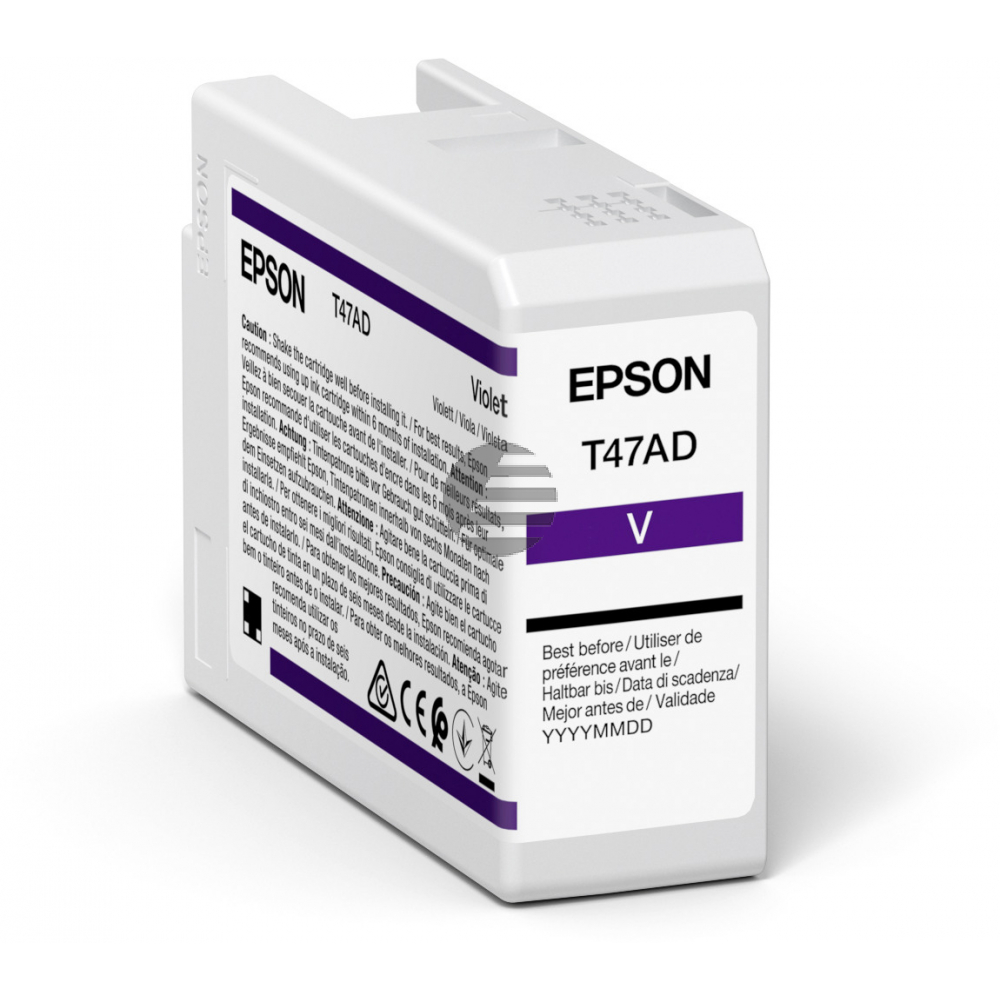 Epson Tintenpatrone lila (C13T47AD00, T47AD)