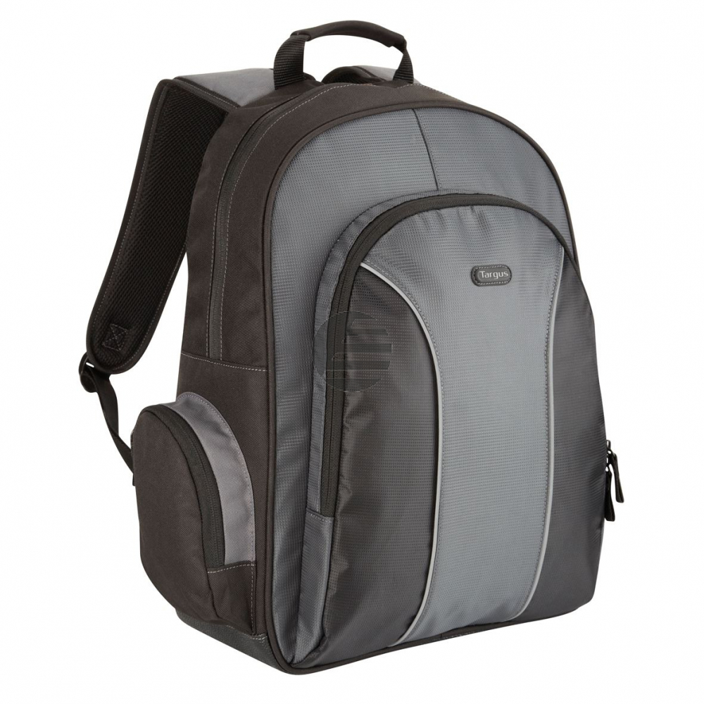 TARGUS Essential Notebook Backpac  schwarz& Grey  / Nylon