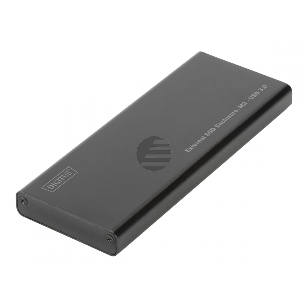 DIGITUS Externes SSD-Gehäuse USB 3.0 - M2 (NGFF) Aluminiumgehäuse schwarz