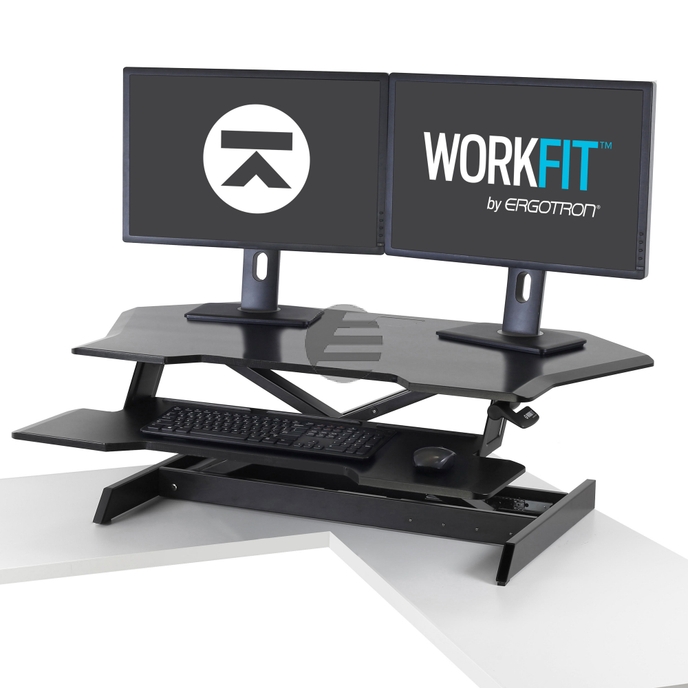 ERGOTRON WorkFit Corner Standing Desk Converter PVB