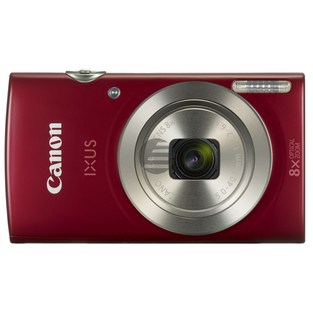 Canon IXUS 185 - Digitalkamera - Kompaktkamera - 20.0 MPix - 720p / 25 BpS - 8x optischer Zoom - Rot