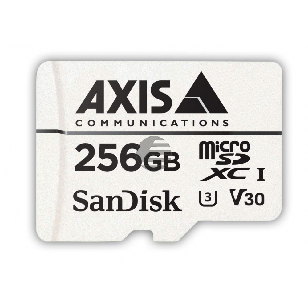 AXIS Surveillance - Flash-Speicherkarte (microSDXC-an-SD-Adapter inbegriffen) - 256 GB - Video Class V30 / UHS Class 3 / Class10