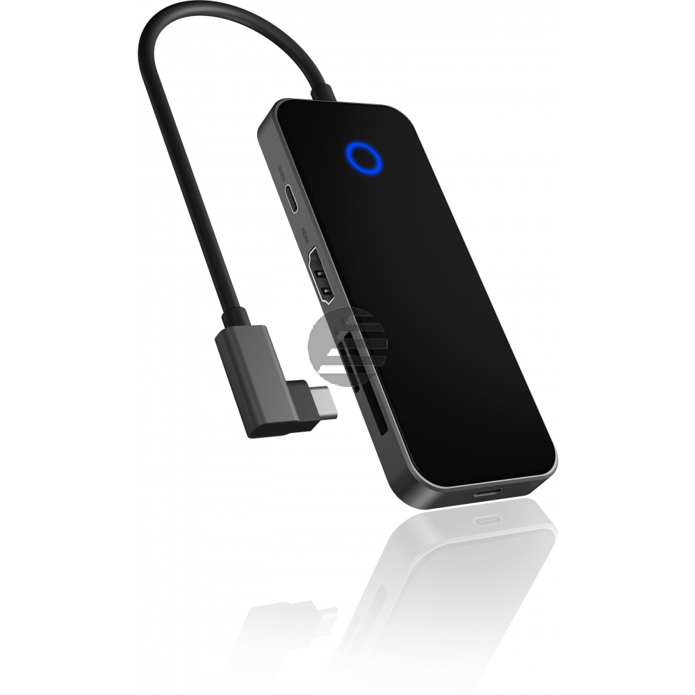 ICY BOX DockingStation Type-C IBDK4025C with integrated cable