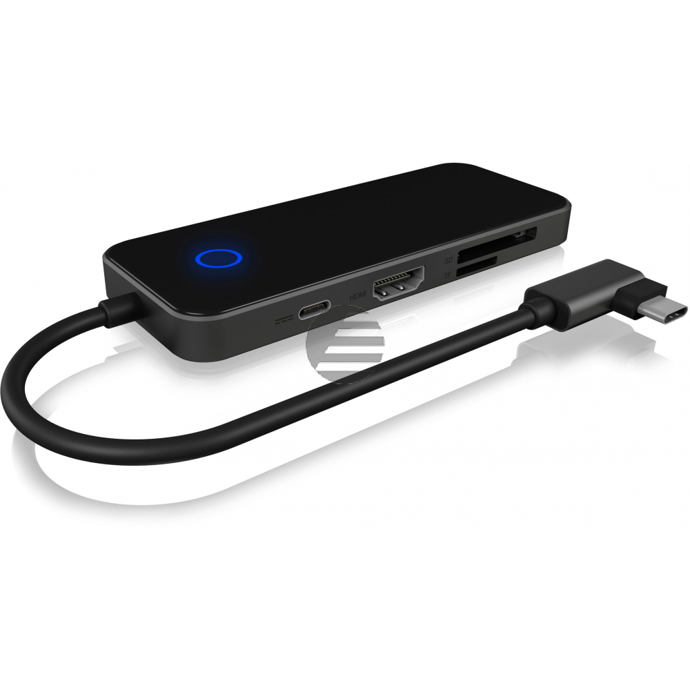 ICY BOX DockingStation Type-C IBDK4025C with integrated cable