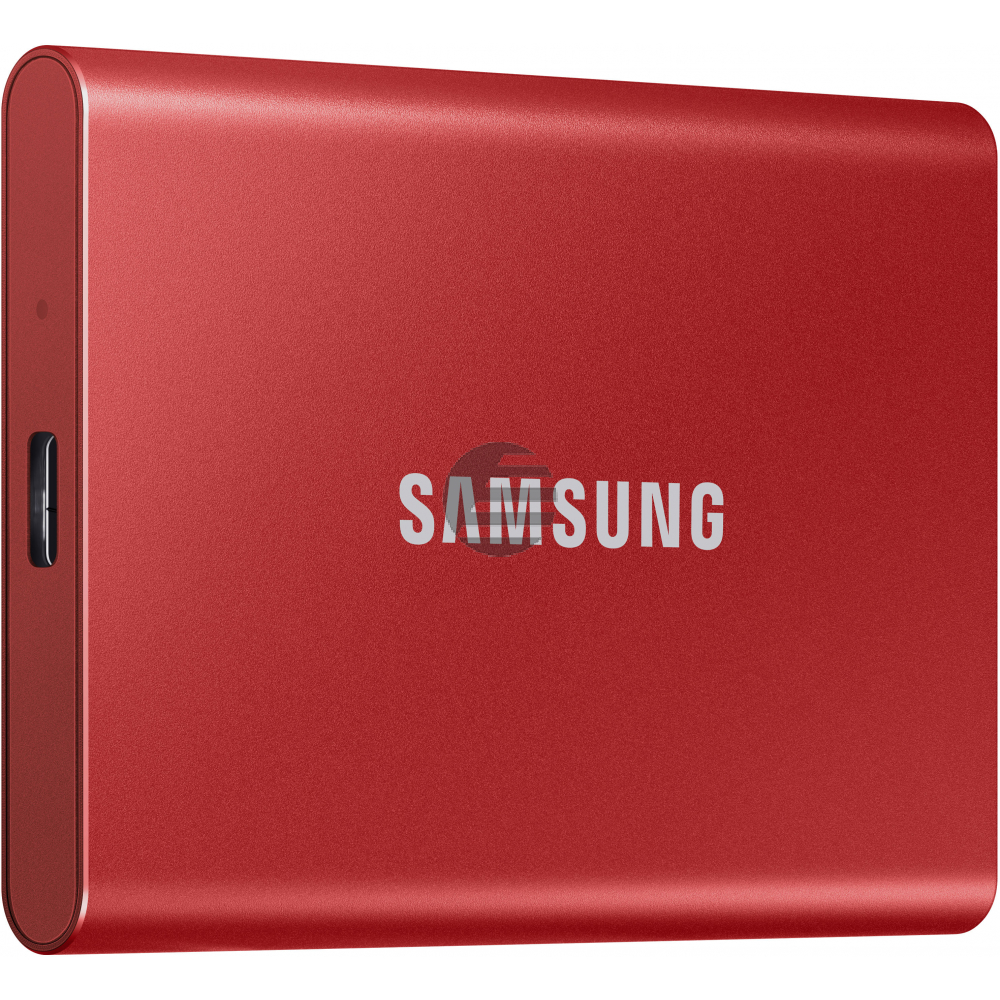 SAMSUNG SSD Portable T7 2TB MU-PC2T0R USB 3.1 Gen. 2 Metallic red