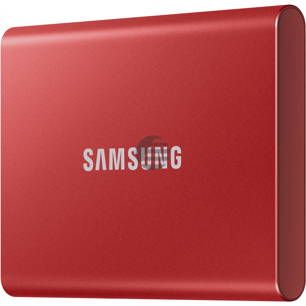 SAMSUNG SSD Portable T7 2TB MU-PC2T0R USB 3.1 Gen. 2 Metallic red