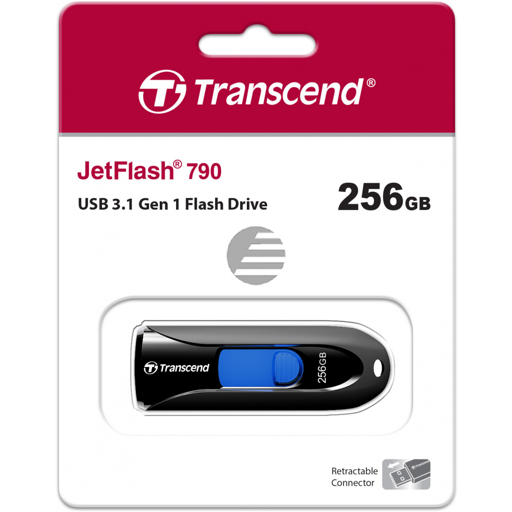 TRANSCEND JetFlash 790 256GB TS256GJF7 black, USB 3.0