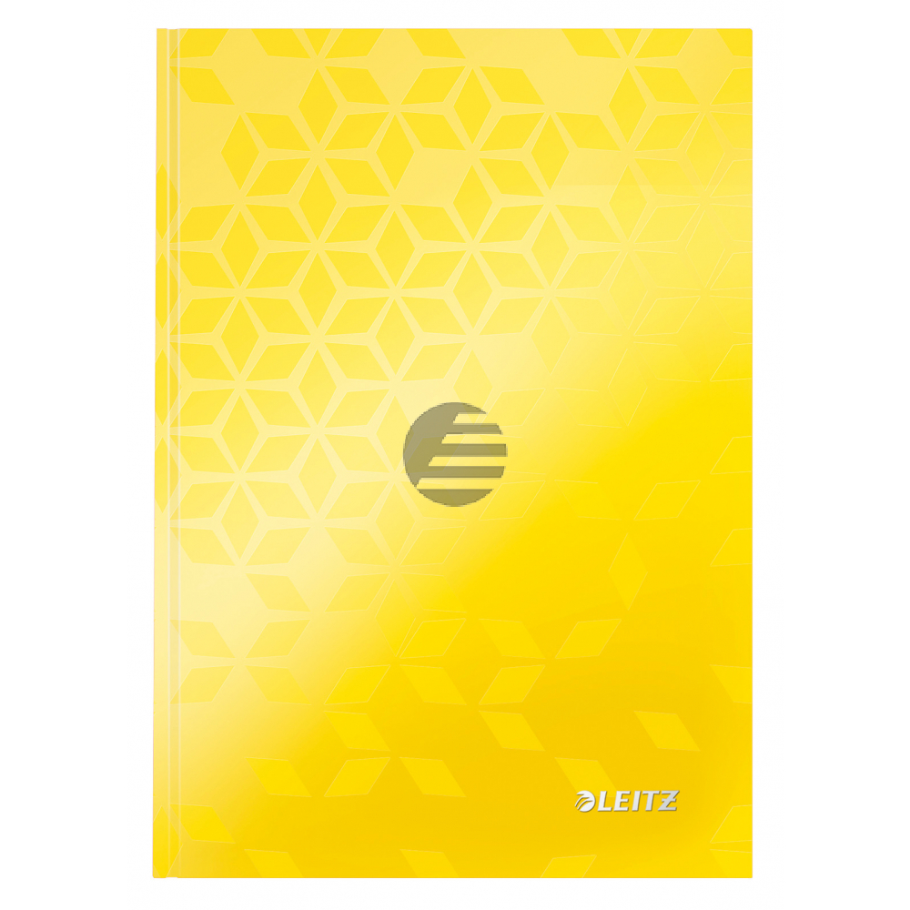 LEITZ Notizbuch WOW A5 46281016 kariert, 90g gelb