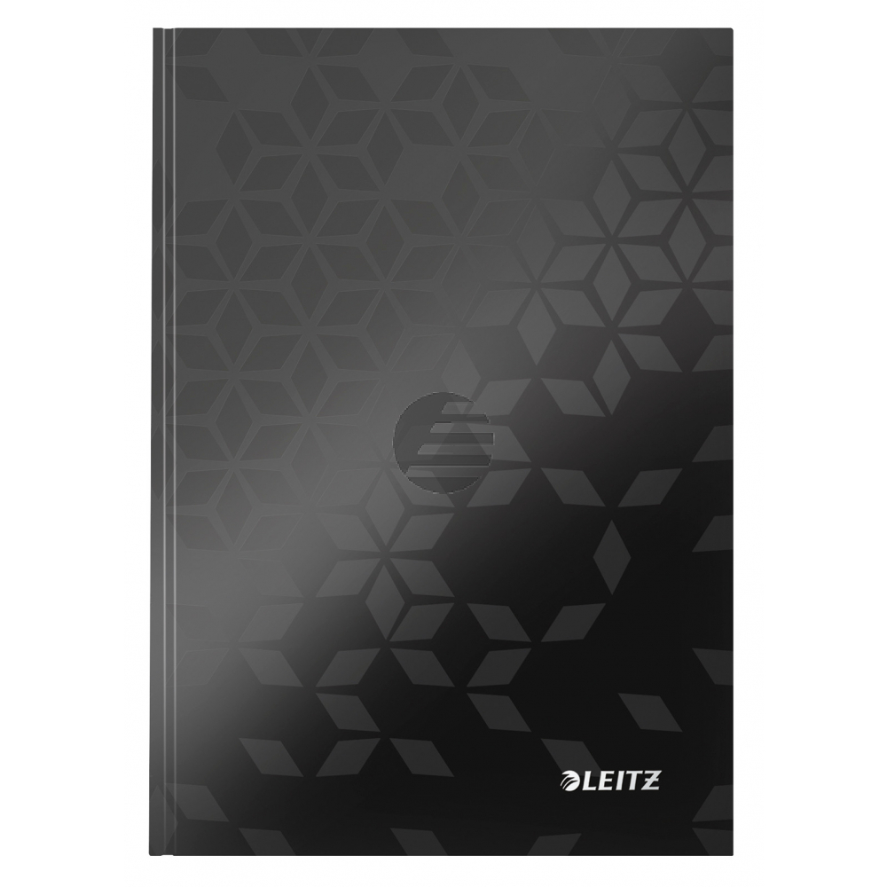 LEITZ Notizbuch WOW A5 46271095 liniert, 90g schwarz