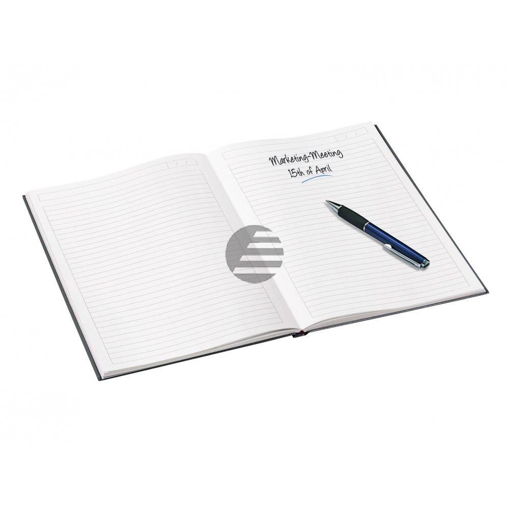 LEITZ Notizbuch WOW A4 46251095 liniert, 90g schwarz