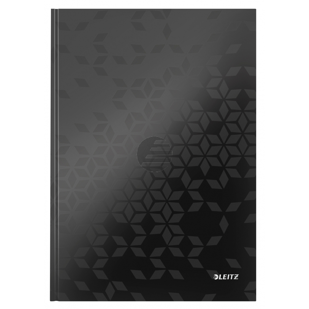 LEITZ Notizbuch WOW A4 46261095 kariert, 90g schwarz