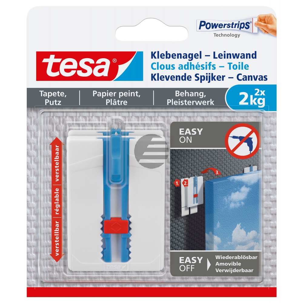 TESA Klebenagel 2x2kg 777790000 Tapete & Putz