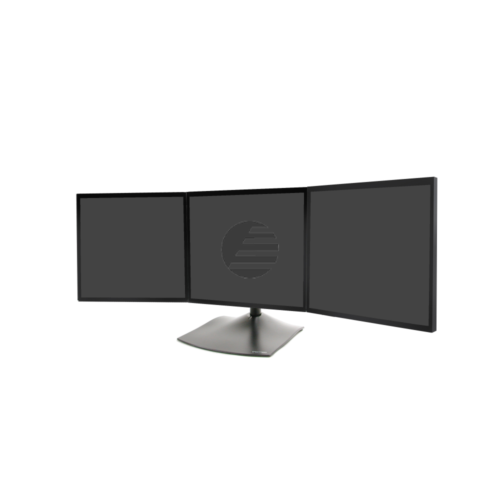 Ergotron 3facher Monitor Stand schwarz