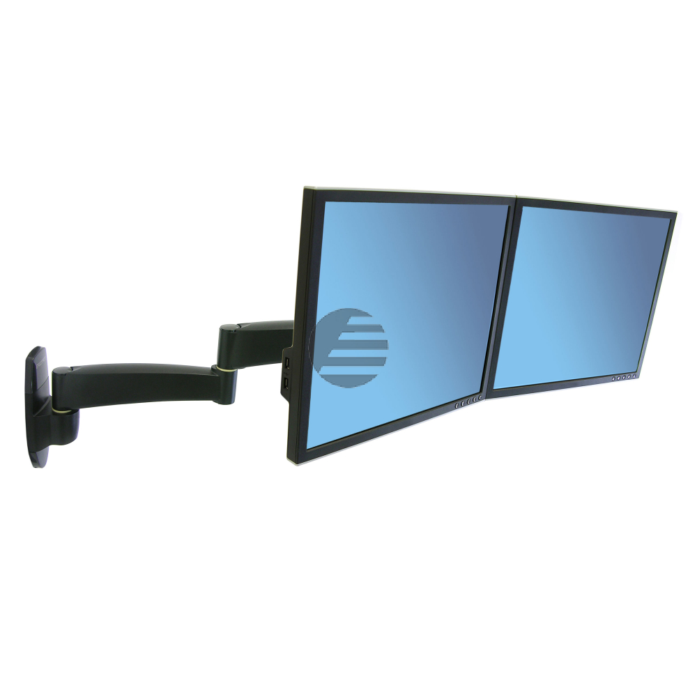 Monitorarm 200 Series Dual / LCD-Größe <=55,9cm / Belastbarkeit 5,9kg / Drehung 360° / Rotation 360° / VESA MIS-D