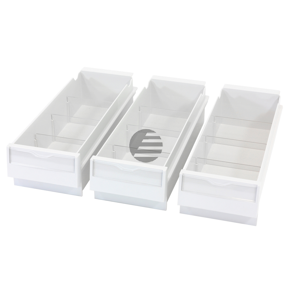 Ergotron Replacement Drawer Kit - Montagekomponente (Schubfach) für Medikation - weiß - für Ergotron SV43, SV44