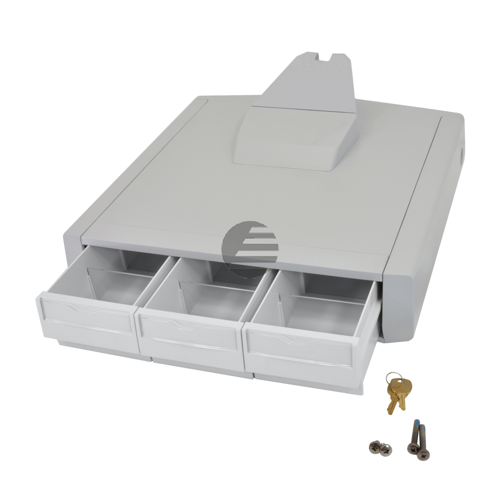 Ergotron Primary Storage Drawer, Triple - Montagekomponente (Auszugsmodul) - Grau, weiß