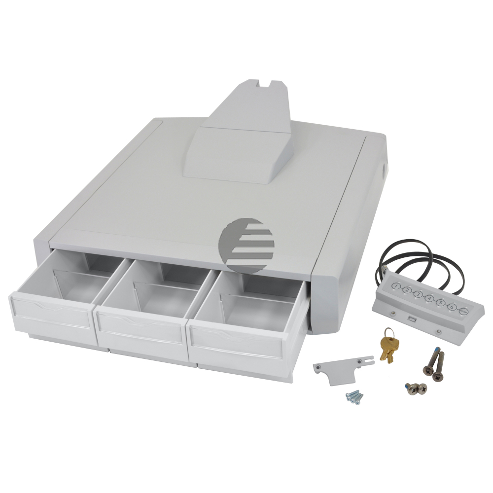 Ergotron SV43 Primary Triple Drawer for Laptop Cart - Montagekomponente (Auszugsmodul) - Grau, weiß