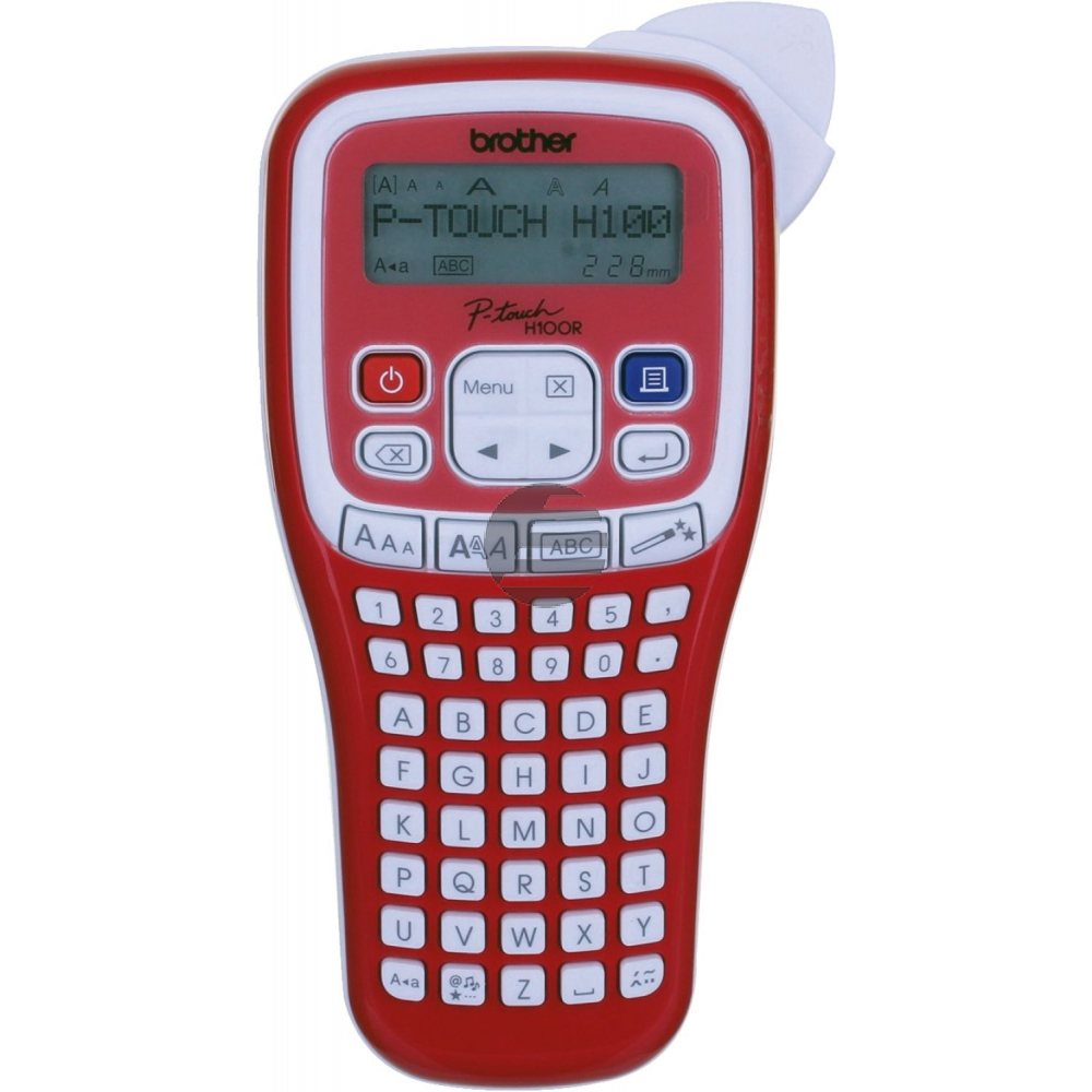 Brother / P-touch PT-H100LR/ rot / 20mm / Sek / 180dpi / 3,5-12mm / fĂŒr TZ-SchriftbĂ€nder / 3 Jahre Garantie