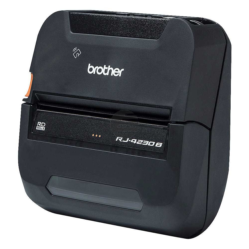 Brother RuggedJet RJ-4230B - Etikettendrucker - Thermopapier - Rolle (11,4 cm) - 203 x 203 dpi - bis zu 127 mm/Sek. - USB 2.0, B
