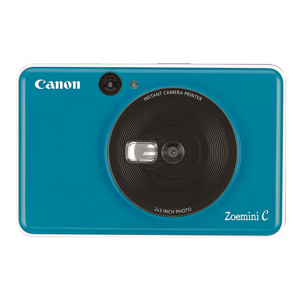 Canon Zoemini C - Digitalkamera - Kompaktkamera mit PhotoPrinter - 5.0 MPix - Seaside Blue
