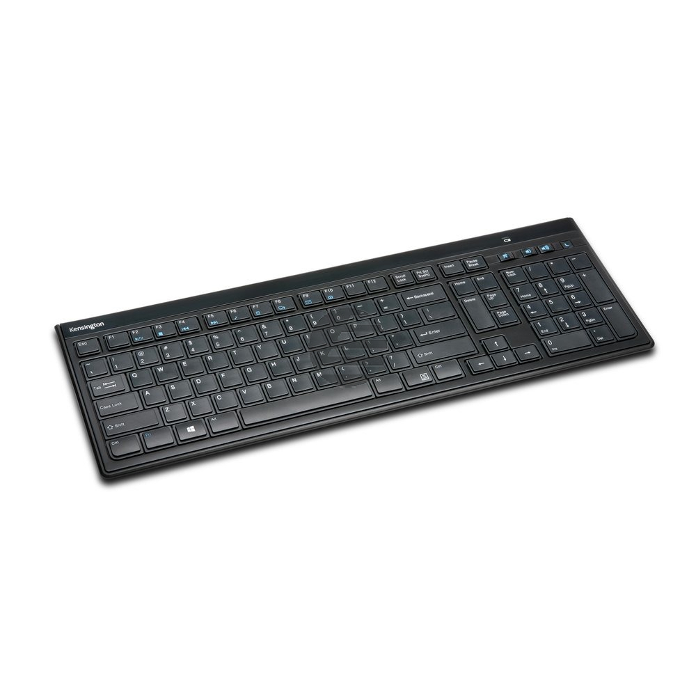 Kensington Advance Fit Slim - Tastatur - kabellos - 2.4 GHz - Deutsch - Schwarz