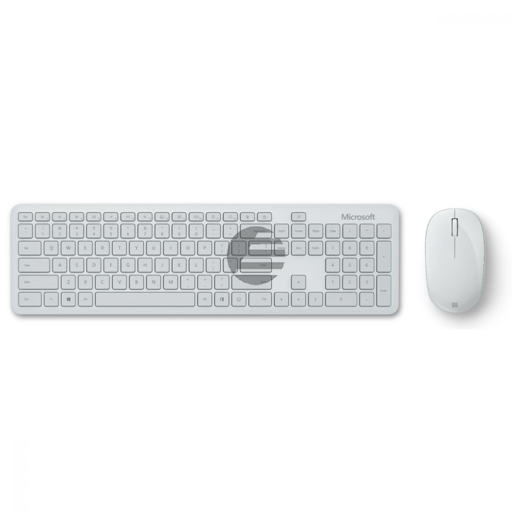 Microsoft Bluetooth Desktop - Tastatur-und-Maus-Set - kabellos - Bluetooth 4.0 - Deutsch - Monza Gray